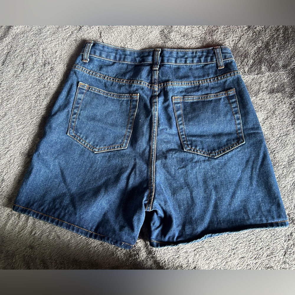Blue jean shorts